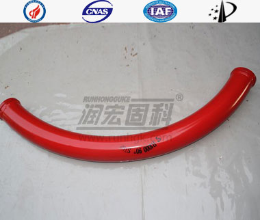 Stationary Concrete Pump Seamless Bend Pipe ST52 DN125  SK Flange